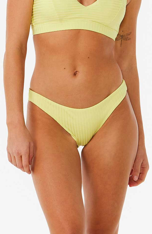 Rip Curl: Premium Surf Cheeky Bikini Bottom - BT.YELLO