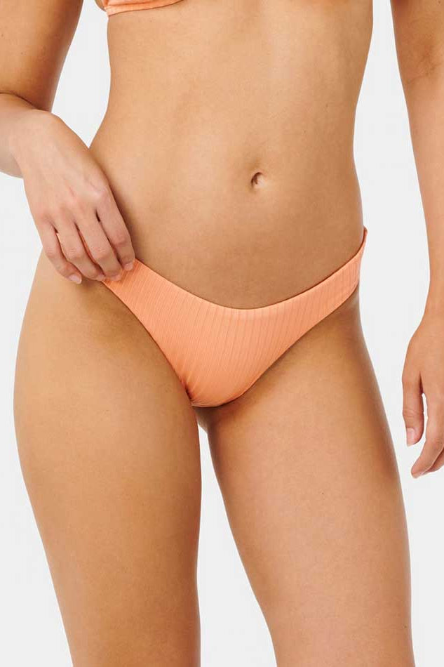 Rip Curl: Premium Surf Cheeky Bikini Bottom - PAPAYA