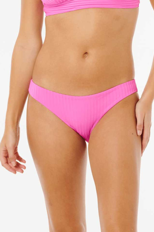 Rip Curl: Premium Surf Cheeky Bikini Bottom - SPR PINK