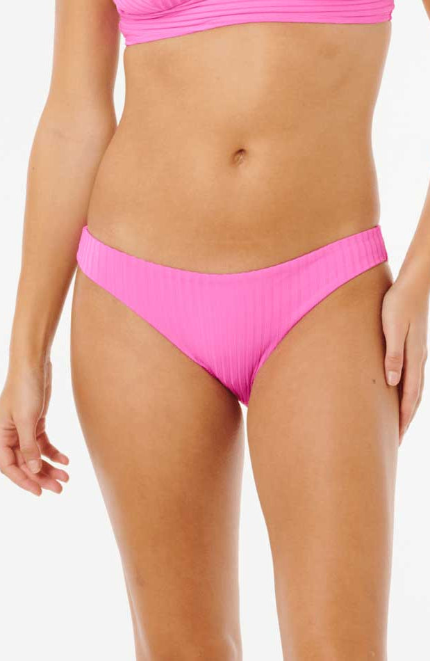 Rip Curl: Premium Surf Cheeky Bikini Bottom - SPR PINK