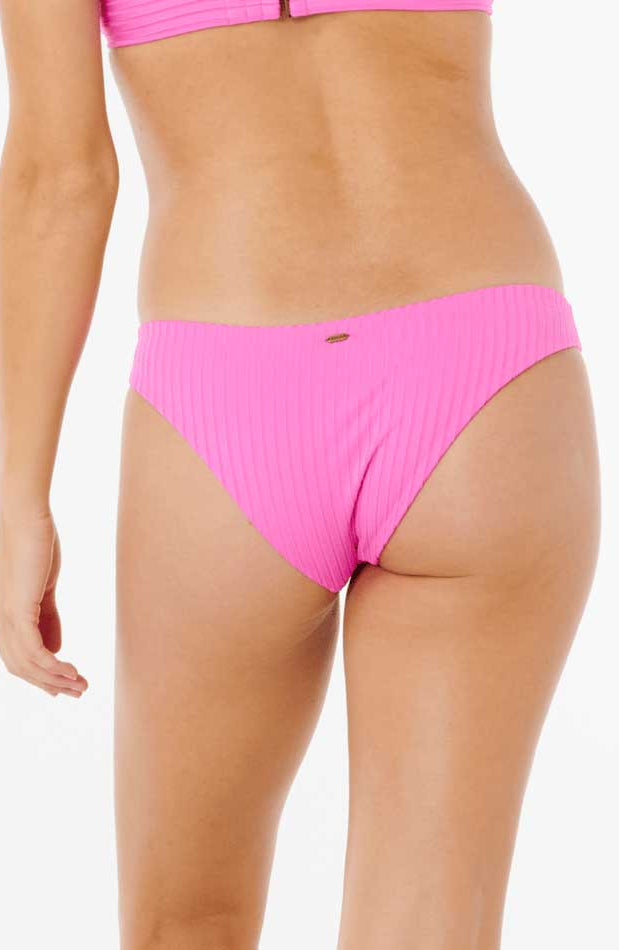 Rip Curl: Premium Surf Cheeky Bikini Bottom - SPR PINK