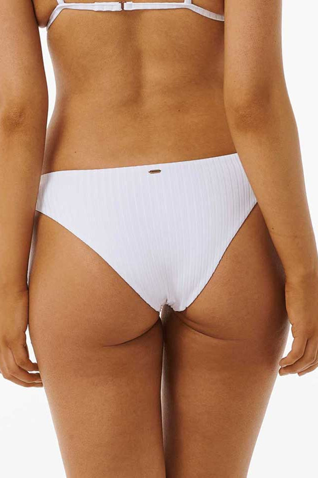 Rip Curl: Premium Surf Cheeky Bikini Bottom - WHITE