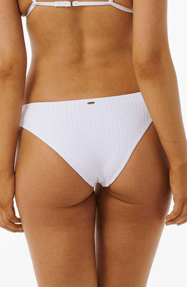Rip Curl: Premium Surf Cheeky Bikini Bottom - WHITE