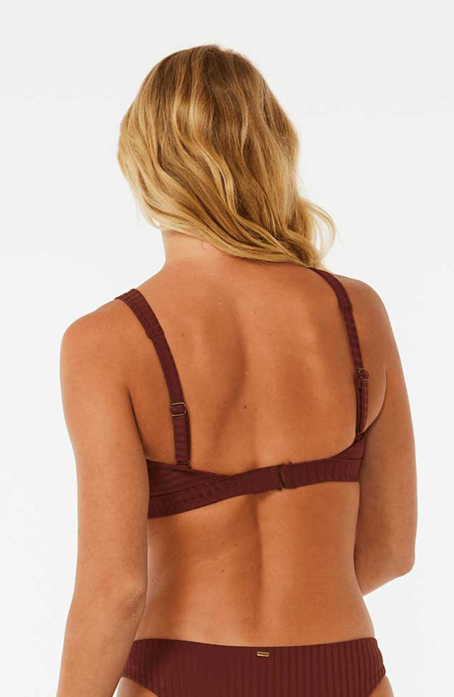 Rip Curl: Premium Surf D-DD Crop Bra - PLUM
