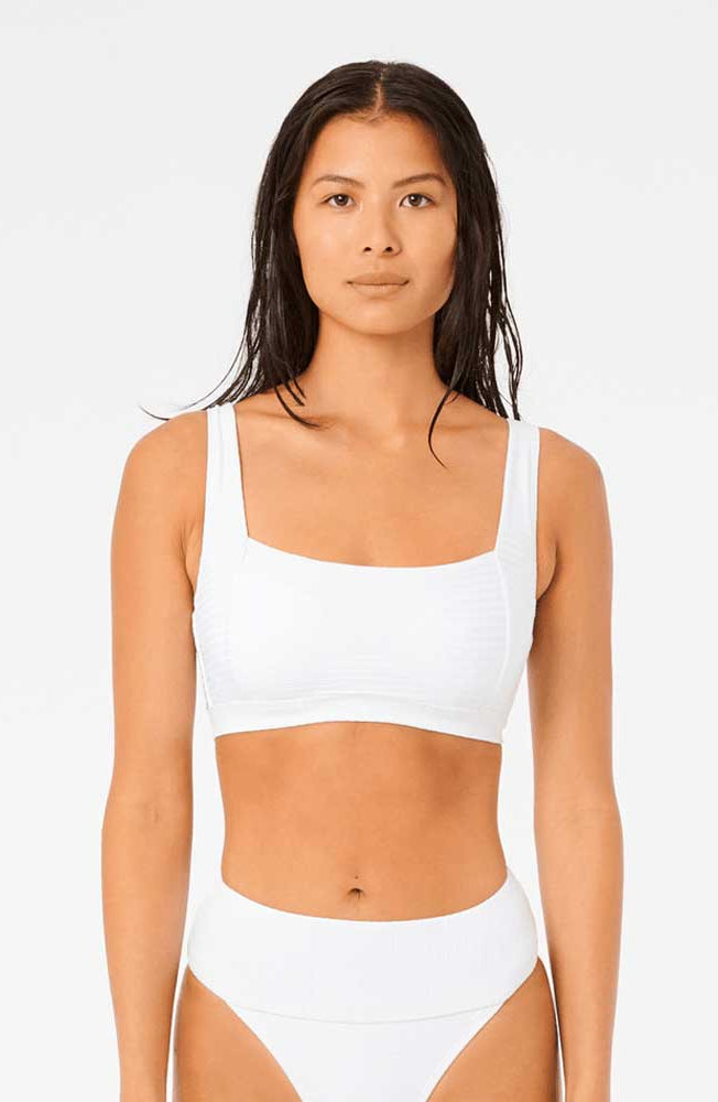 Rip Curl: Premium Surf D-DD Crop Bra - WHITE