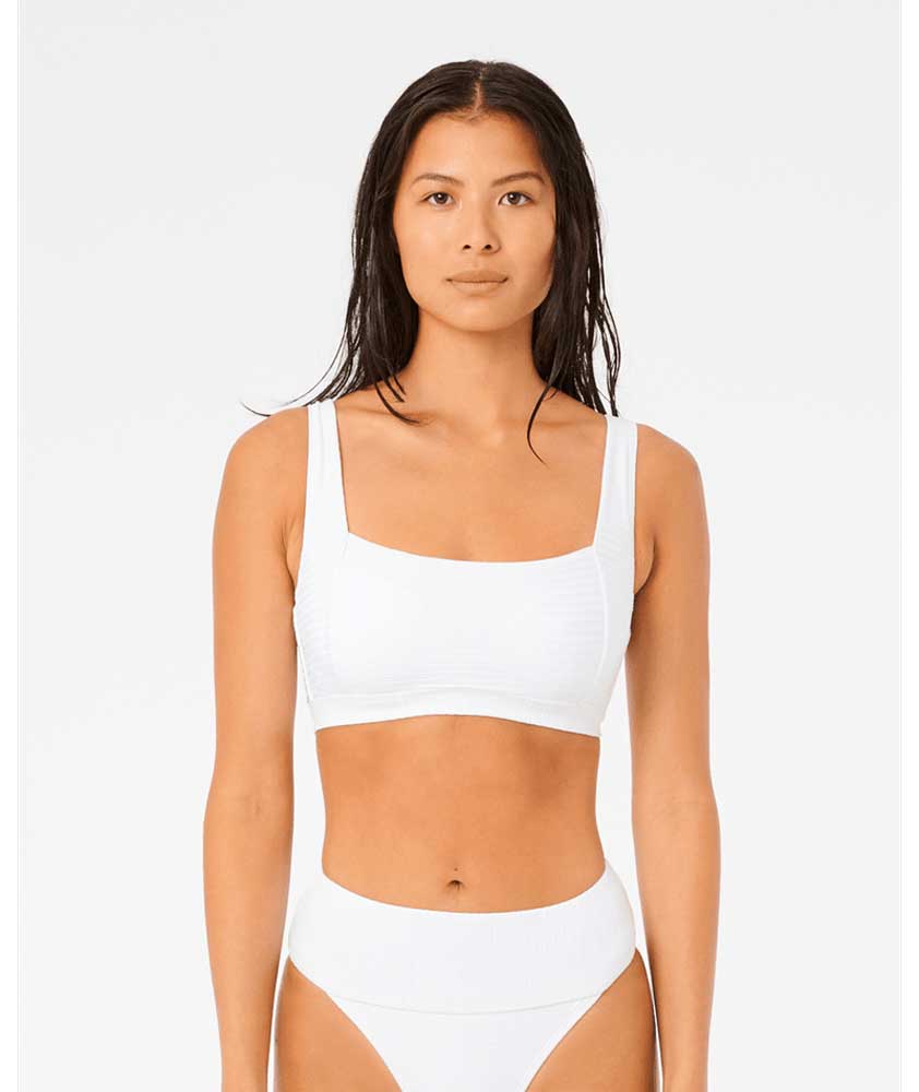 Rip Curl: Premium Surf D-DD Crop Bra - WHITE