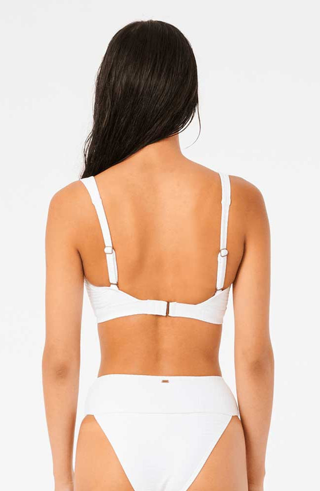 Rip Curl: Premium Surf D-DD Crop Bra - WHITE