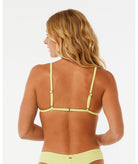 Rip Curl: Premium Surf Fixed Triangle Bikini Top - BT.YELLO