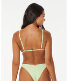 Rip Curl: Premium Surf Fixed Triangle Bikini Top - LT.GREEN