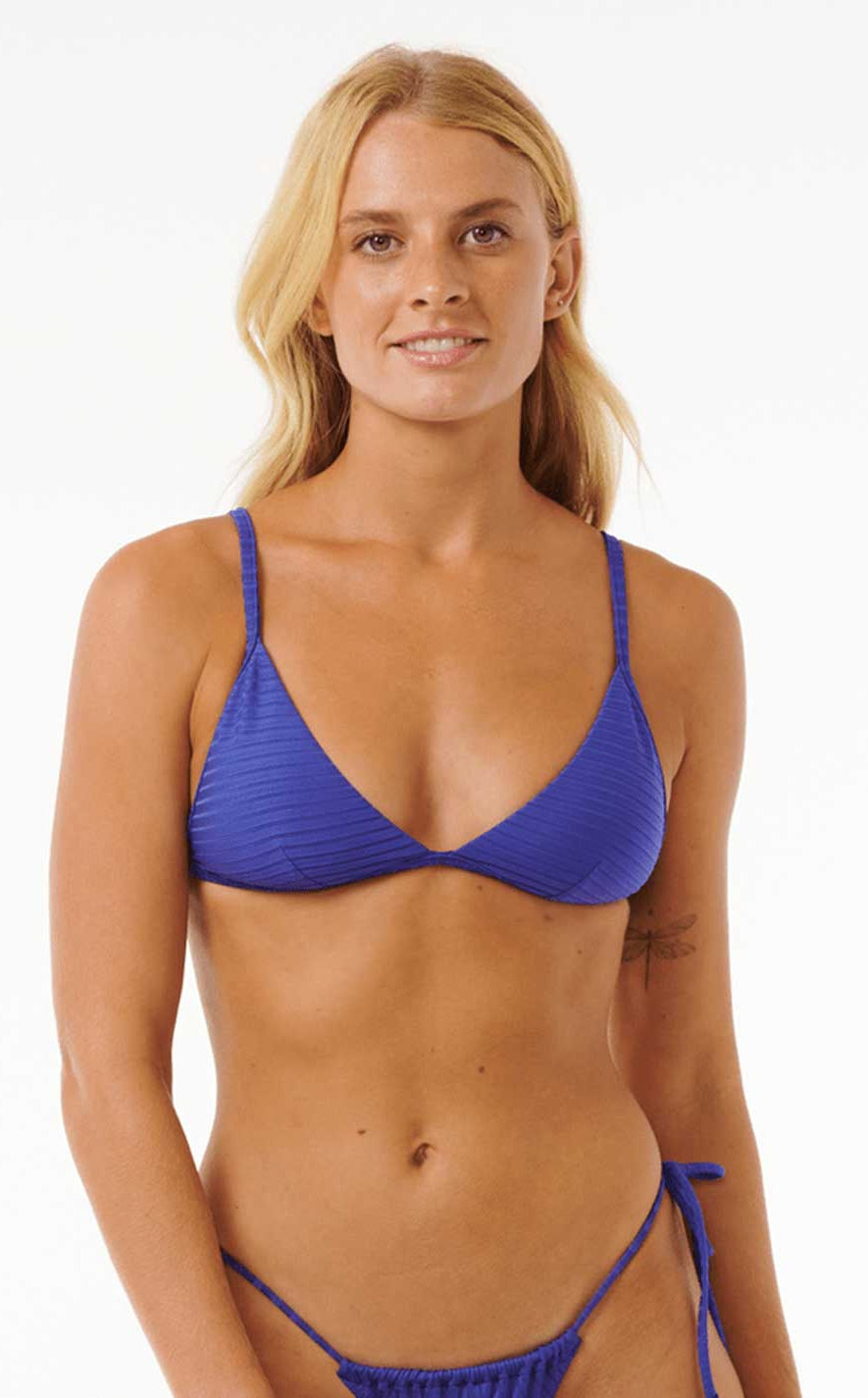 Rip Curl: Premium Surf Fixed Triangle Bikini Top - WILD BRY