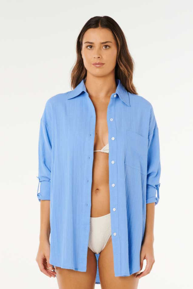 Rip Curl: Premium Surf Holiday Shirt - CFLWRBLU