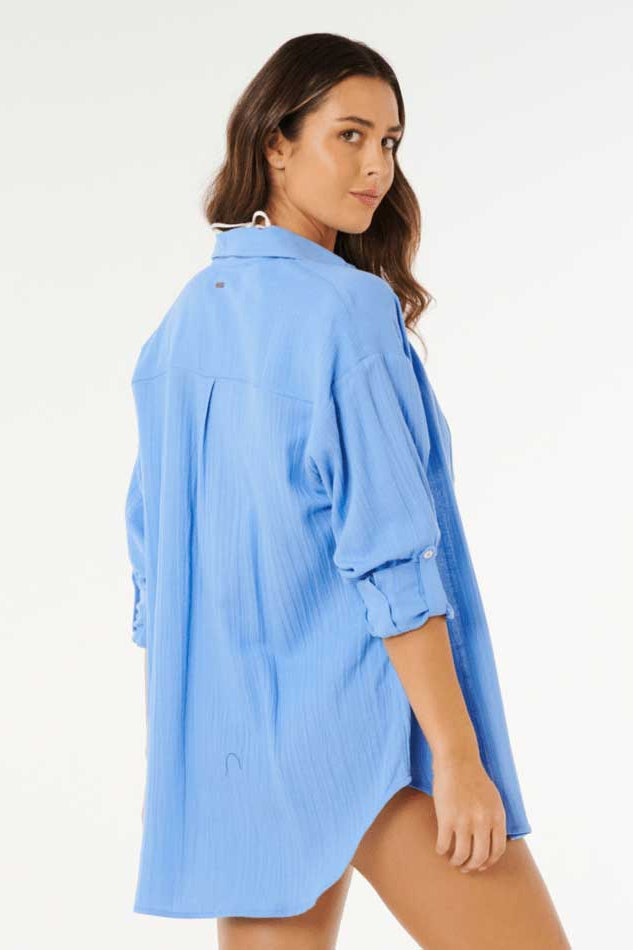 Rip Curl: Premium Surf Holiday Shirt - CFLWRBLU