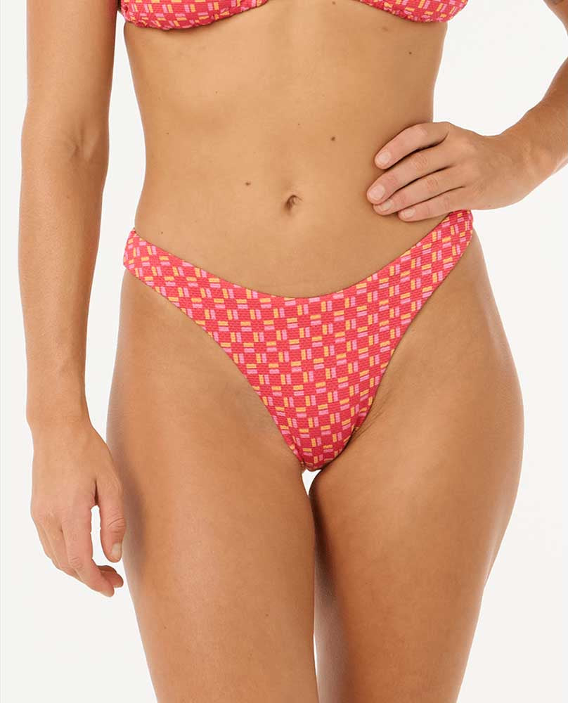 Rip Curl: Shell Cove High Leg Cheeky Bikini Bottom