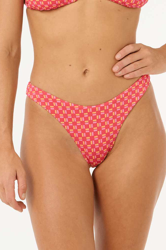 Rip Curl: Shell Cove High Leg Cheeky Bikini Bottom