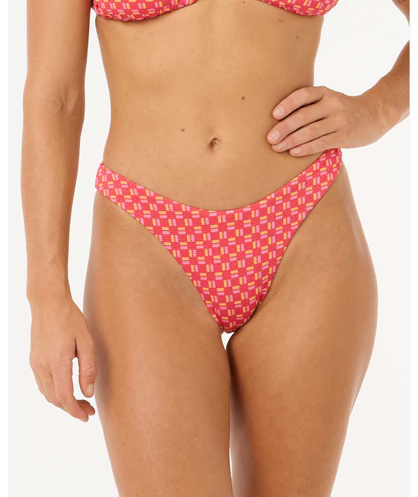 Rip Curl: Shell Cove High Leg Cheeky Bikini Bottom