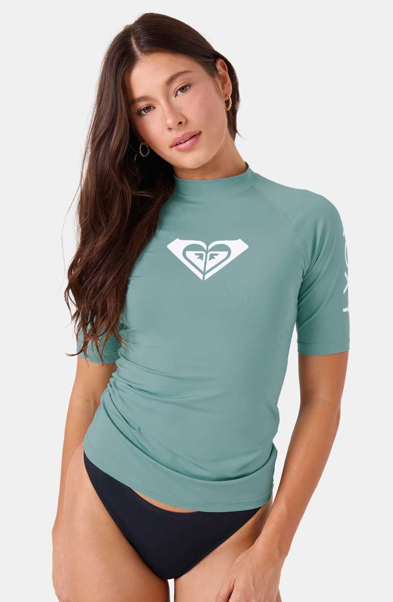 Roxy: Whole Hearted Short Sleeve Rashguard