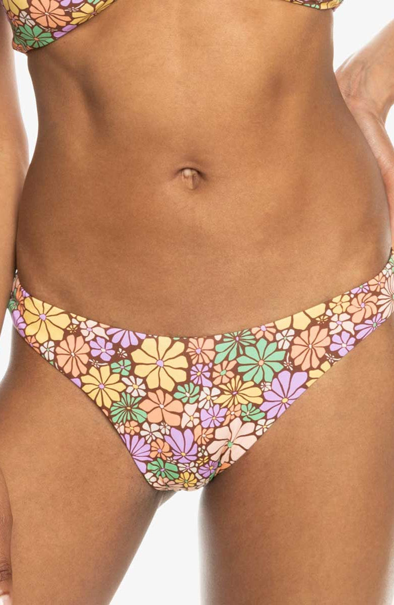 Roxy: All About Sol High Leg Moderate Bikini Bottom