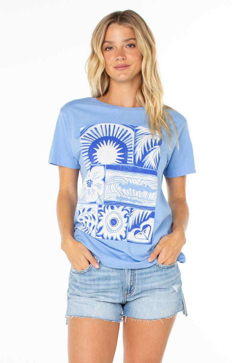 Roxy: Beach Things Boyfriend Tee