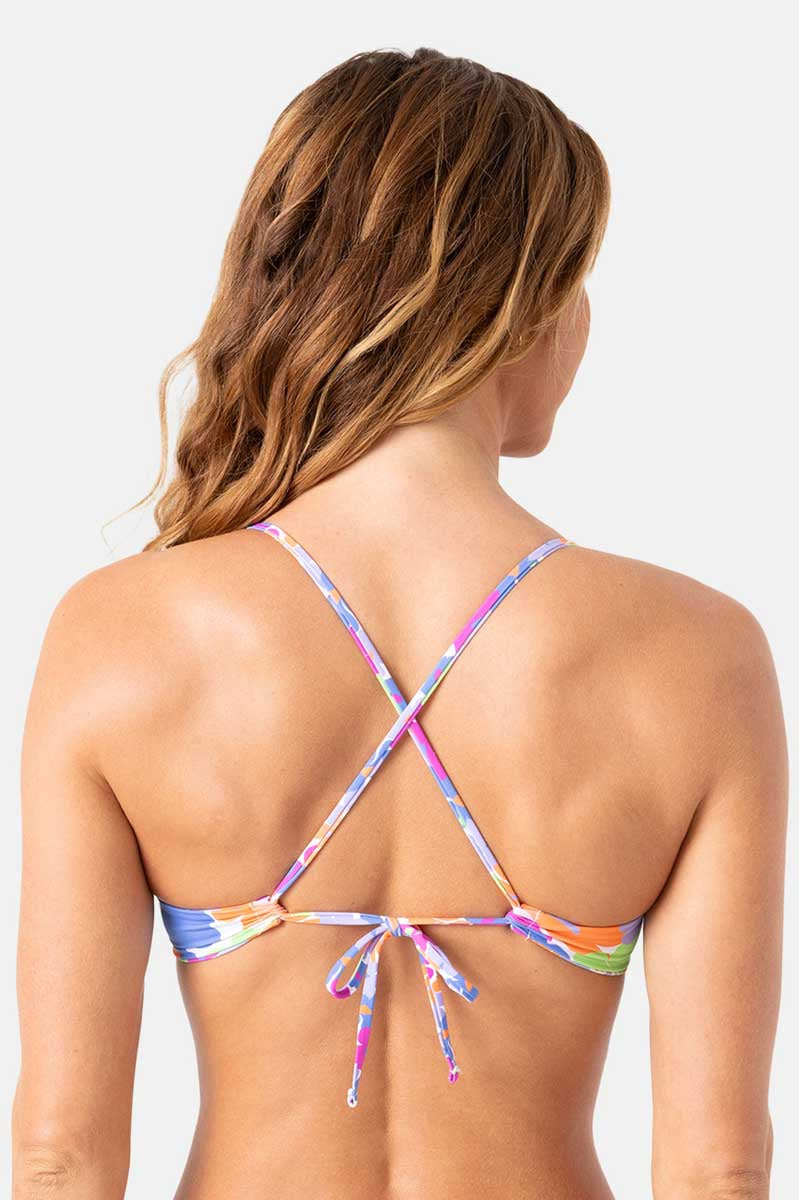 Roxy: California Dreamin Reversible Athletic Triangle Bikini Top