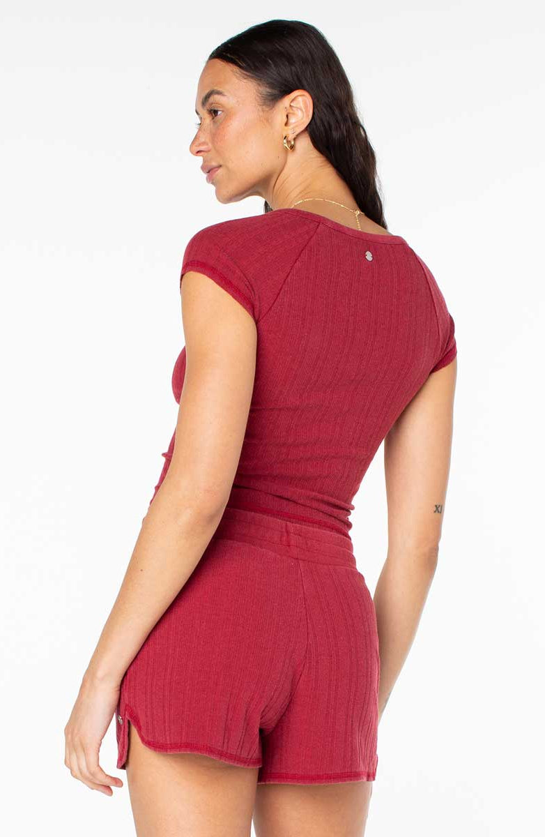 Roxy: Coffee Date Top