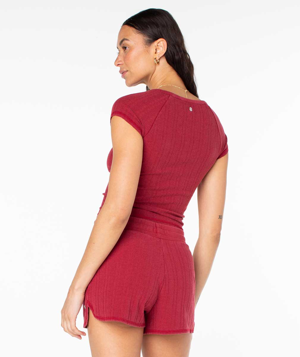 Roxy: Coffee Date Top