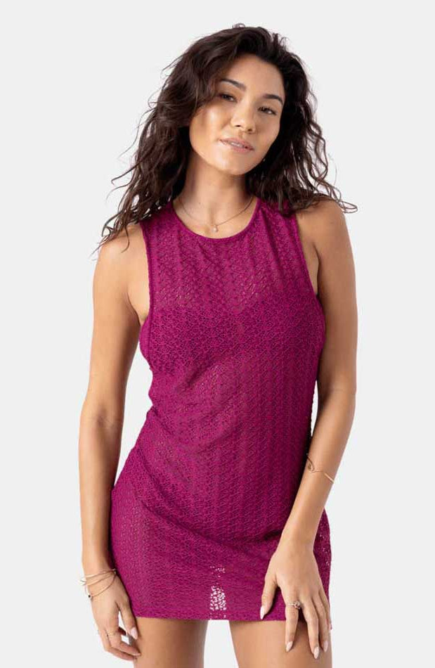 Roxy: Crochet Cover Up Dress