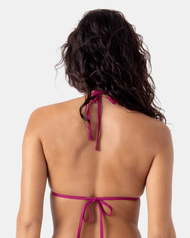 Roxy: Crochet Mini Tiki Triangle Bikini Top