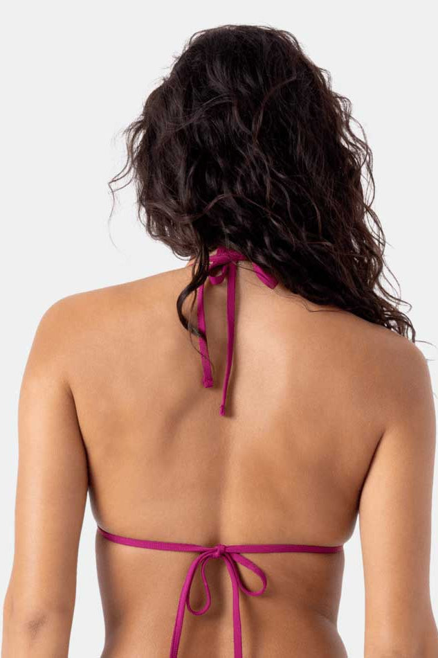 Roxy: Crochet Mini Tiki Triangle Bikini Top
