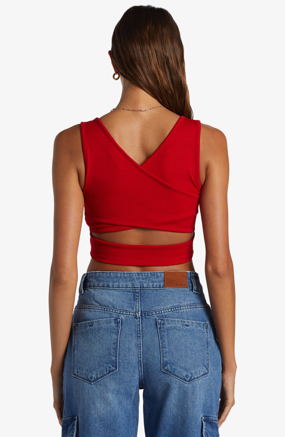 Roxy: Good Keepsake Solid Crop Top
