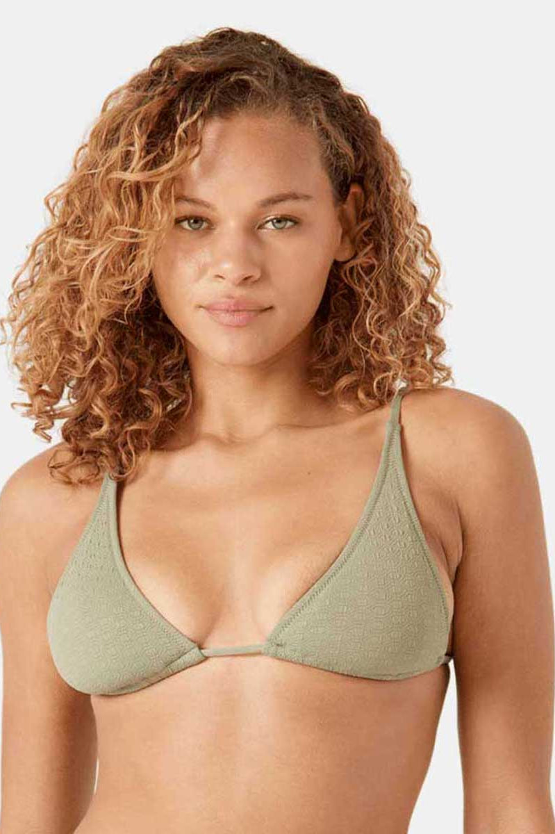 Roxy: Haliewa Built Up Triangle BikiniTop - OIG