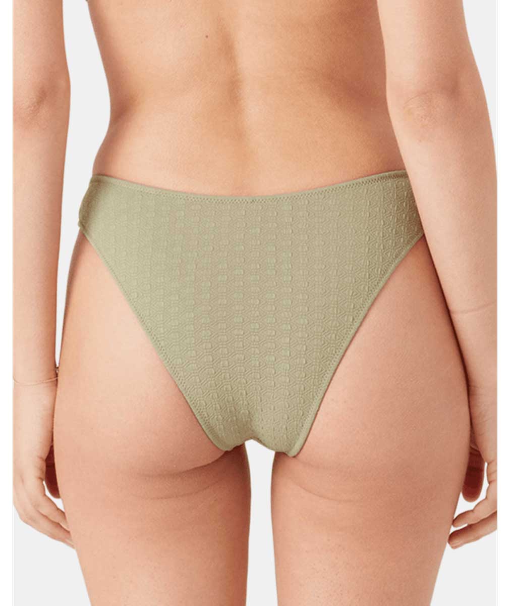 Roxy: Haliewa Scoop Cheeky Bikini Bottom - OIG