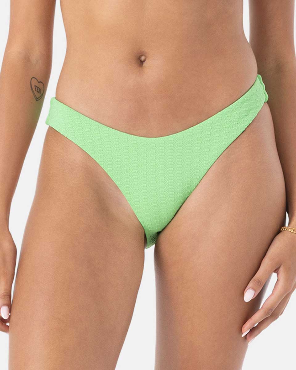 Roxy: Haliewa Scoop Cheeky Bikini Bottom - VBN