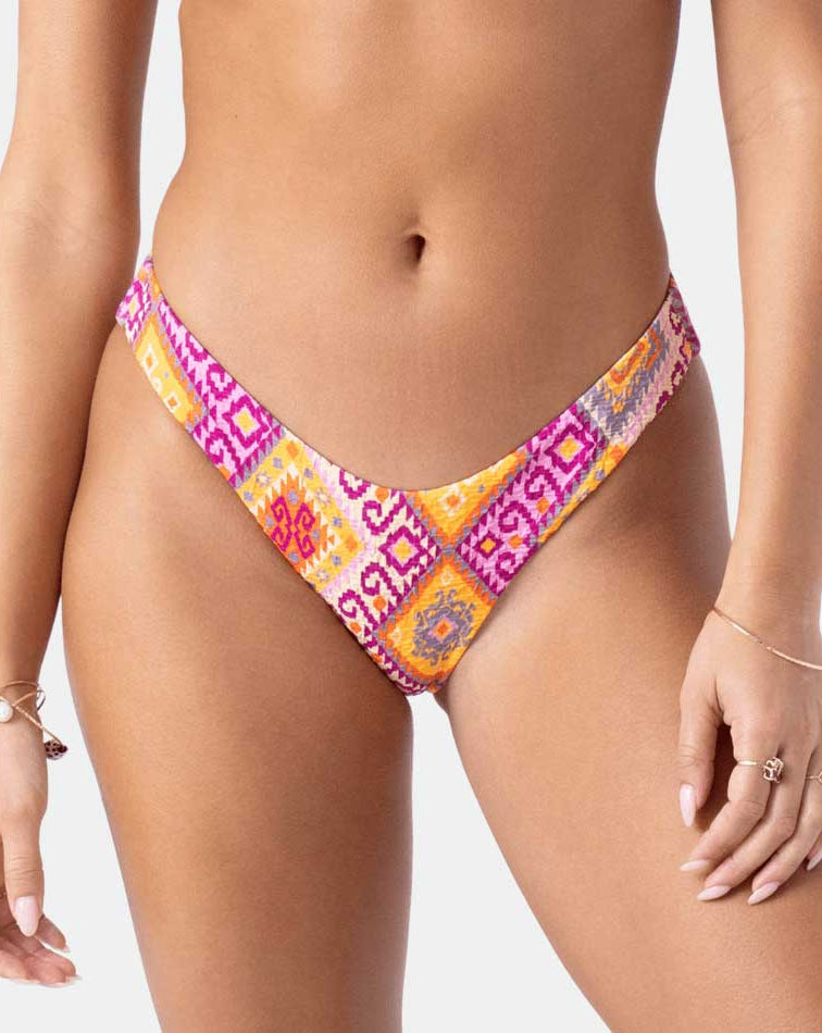 Roxy: La Palma Scoop Cheeky Bikini Bottom