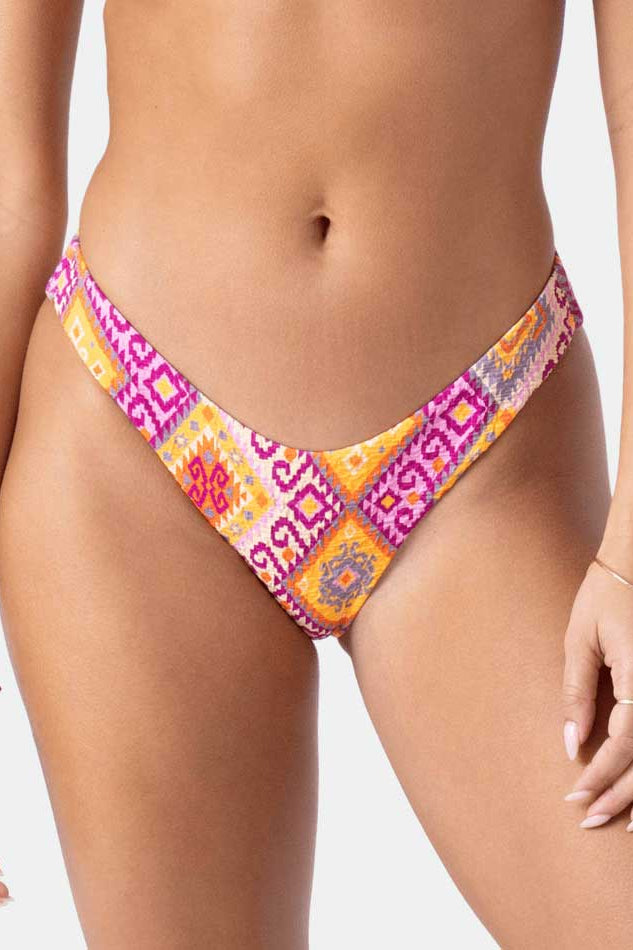 Roxy: La Palma Scoop Cheeky Bikini Bottom