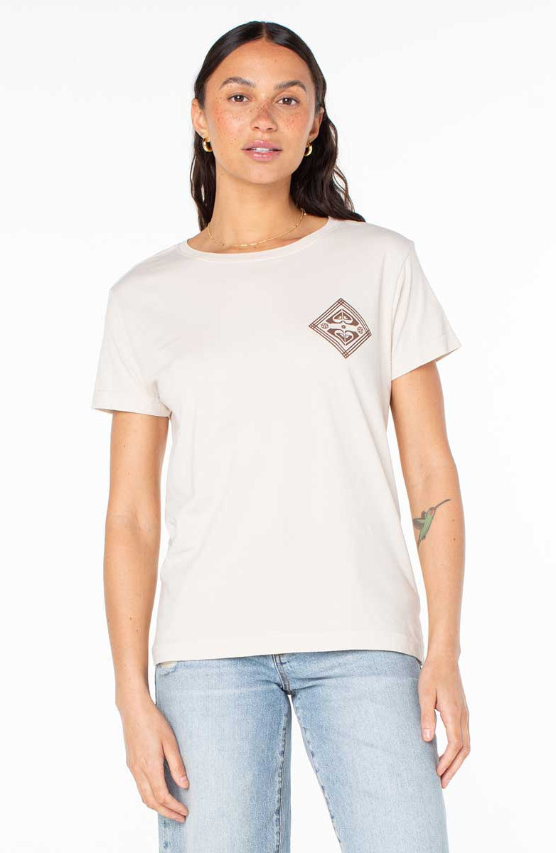 Roxy: Nouveau Hibiscus Boyfriend Tee