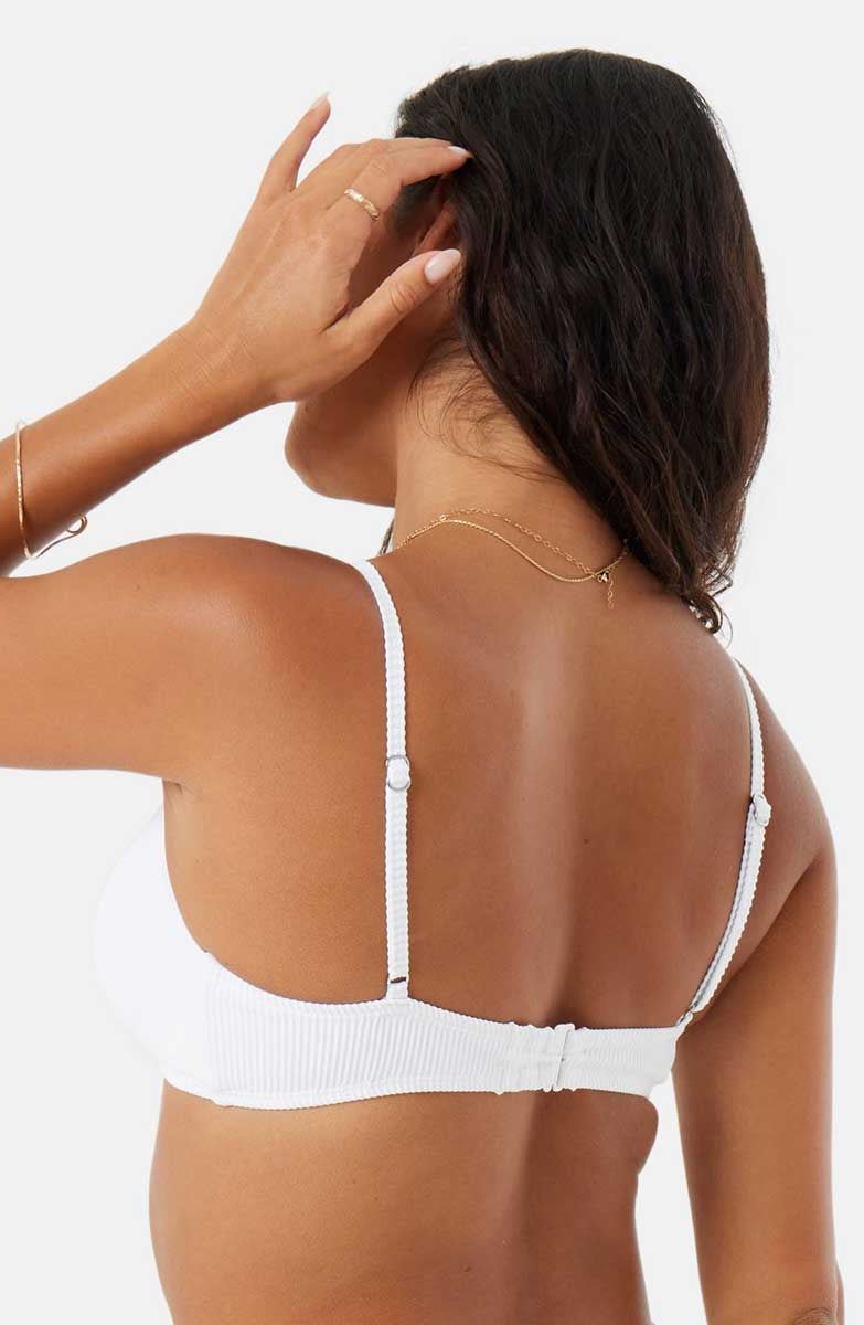 Roxy: Rib Roxy Love Knot Bralette Bikini Top