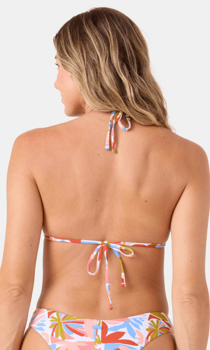 Roxy: Ripple Effect Reversible Mini Tiki Triangle Bikini Top