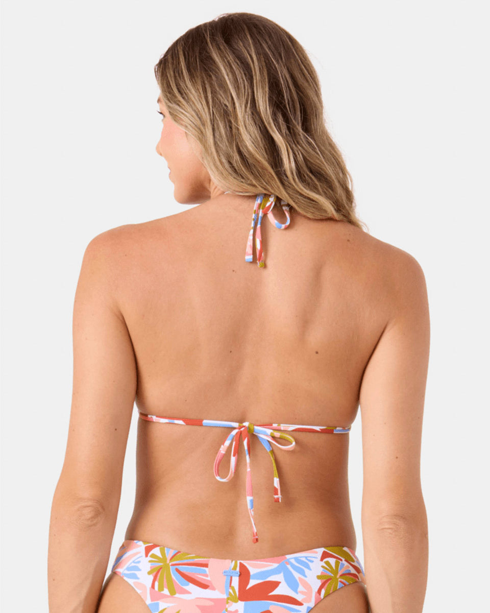 Roxy: Ripple Effect Reversible Mini Tiki Triangle Bikini Top