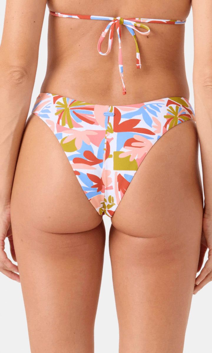 Roxy: Ripple Effect V Front Scoop Cheeky Bikini Bottom