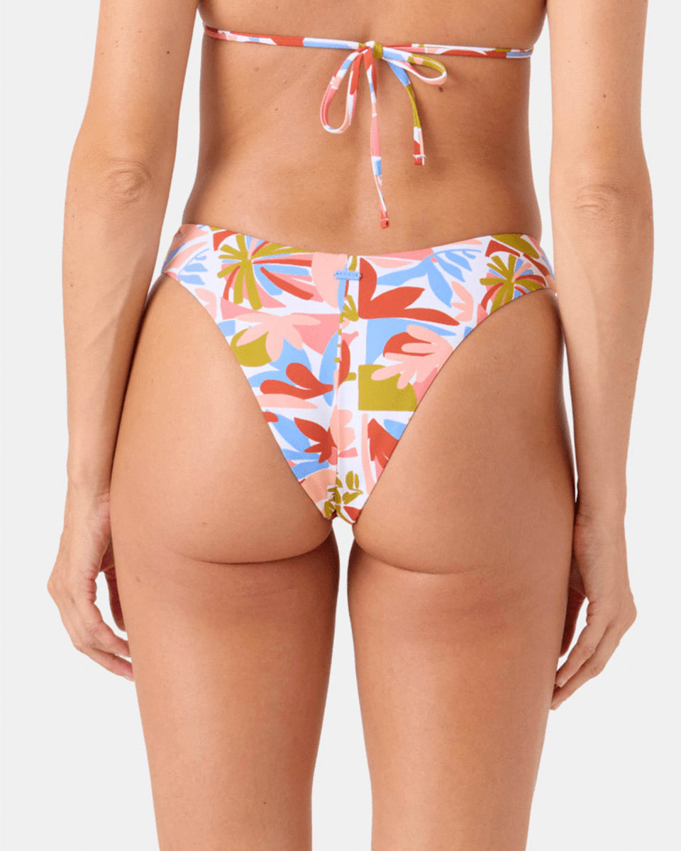 Roxy: Ripple Effect V Front Scoop Cheeky Bikini Bottom