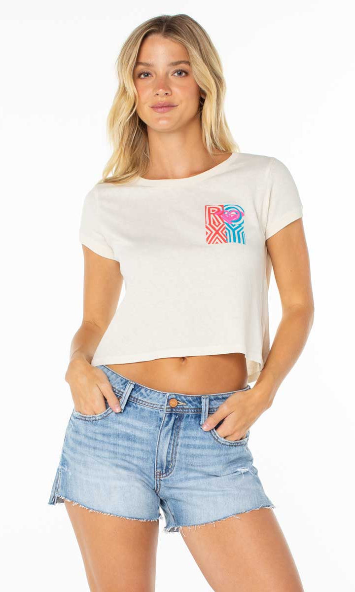 Roxy: Sandy Beaches Short SleeveTee