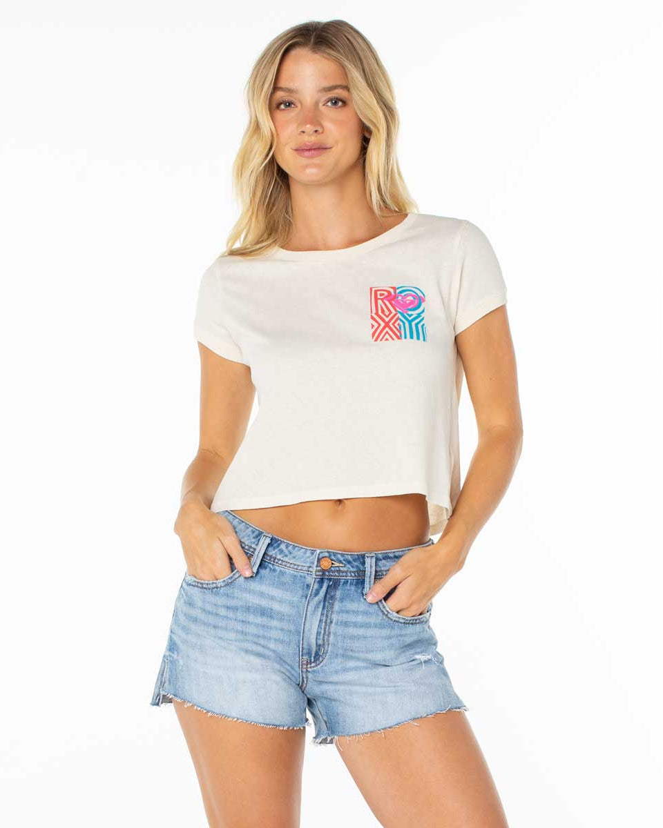 Roxy: Sandy Beaches Short SleeveTee
