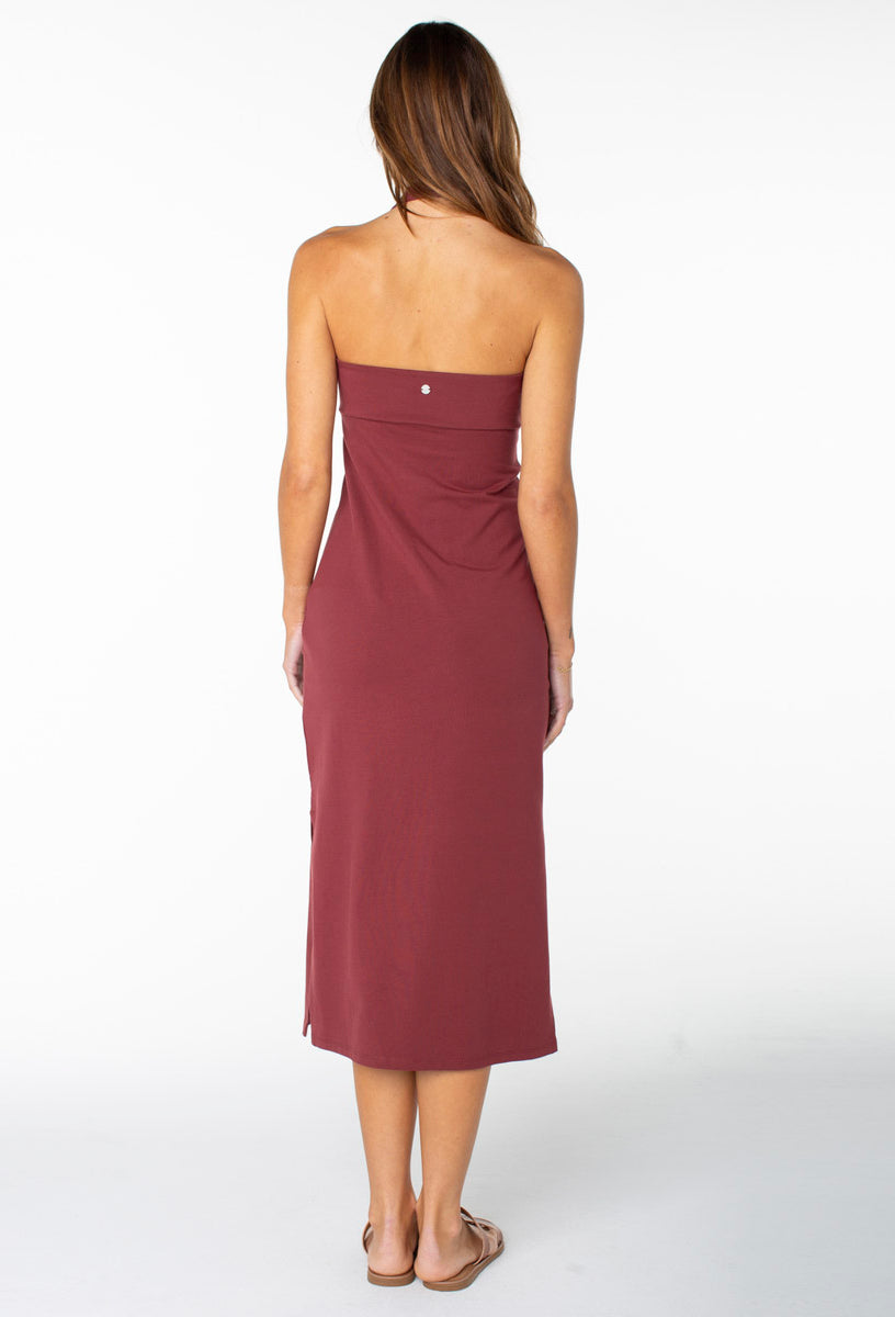 Roxy: South Shore Midi Halter Dress