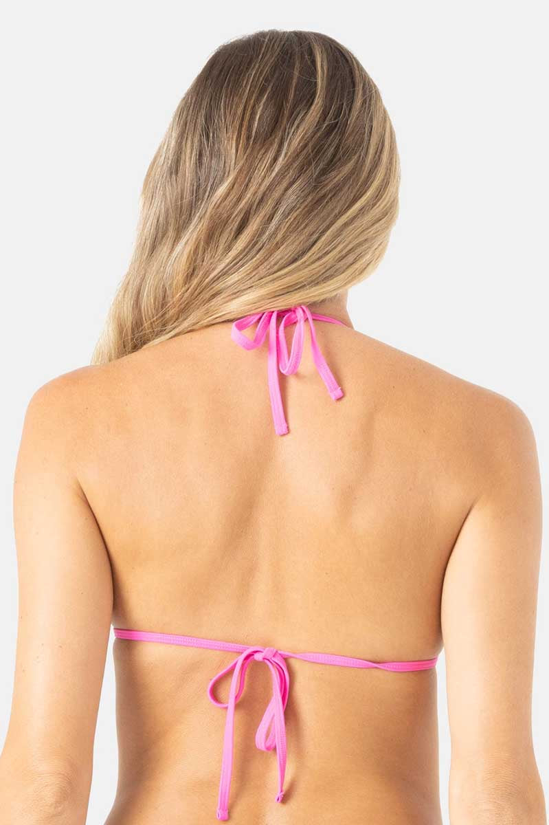 Roxy: Surf City Colorblock Mini Tiki Triangle Bikini Top