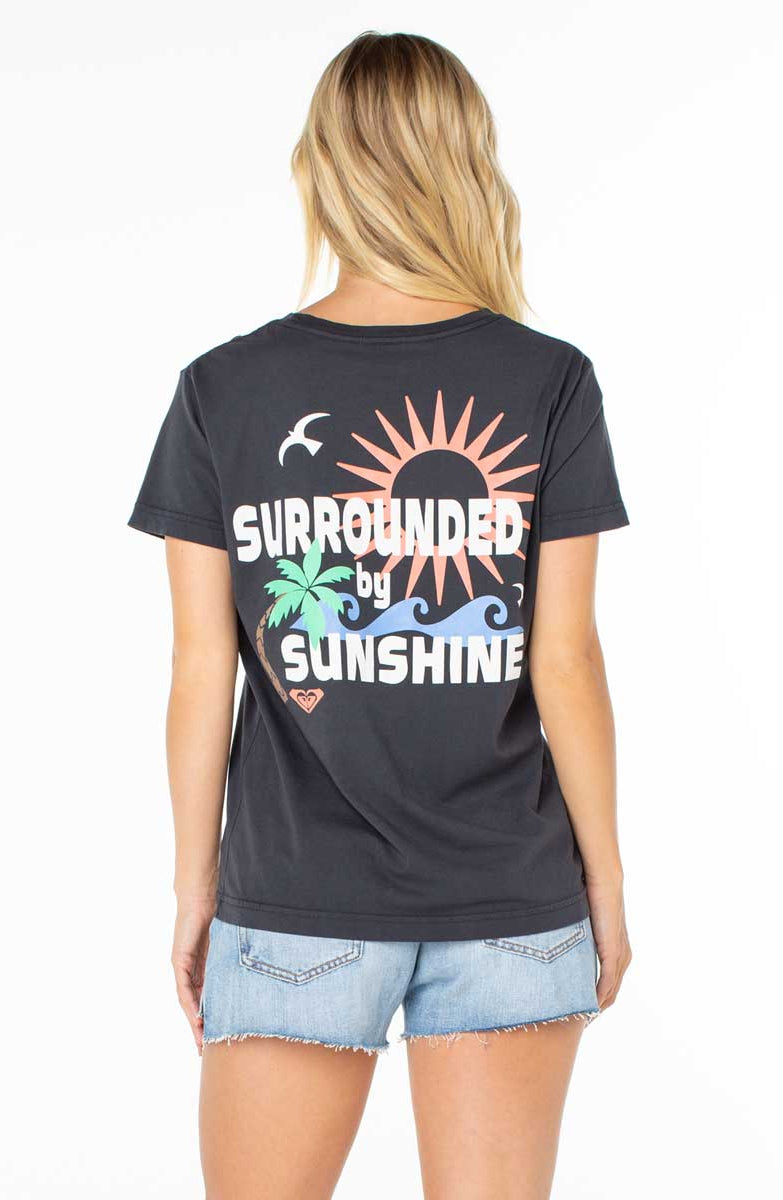Roxy: Surrounded By Sunshine Boyfriend Tee