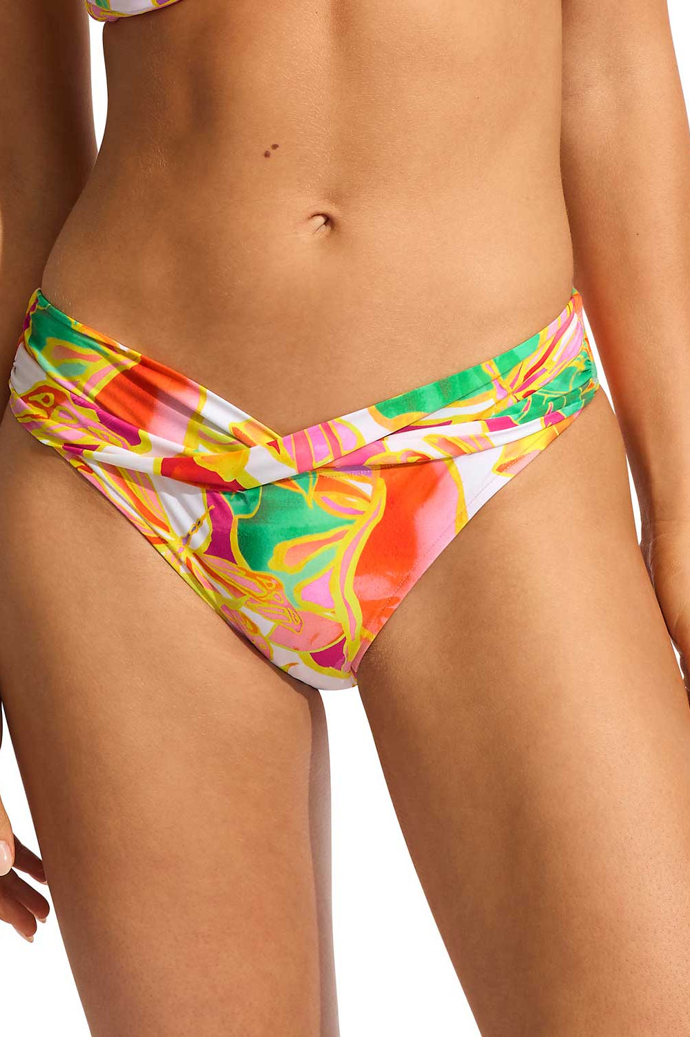 Seafolly: Wonderland Twist Band Hipster Bikini Bottom