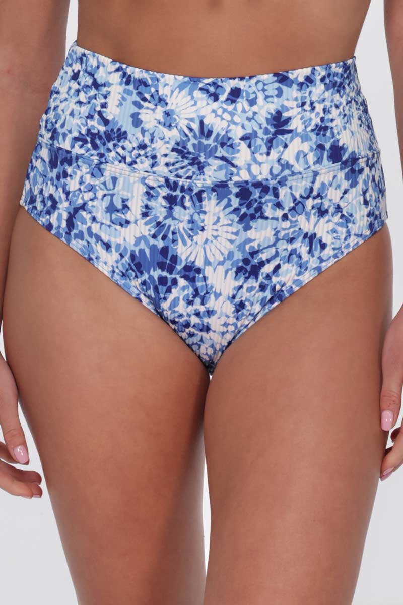 Sunsets: Island Ink Rib Hannah High Waist Bottom