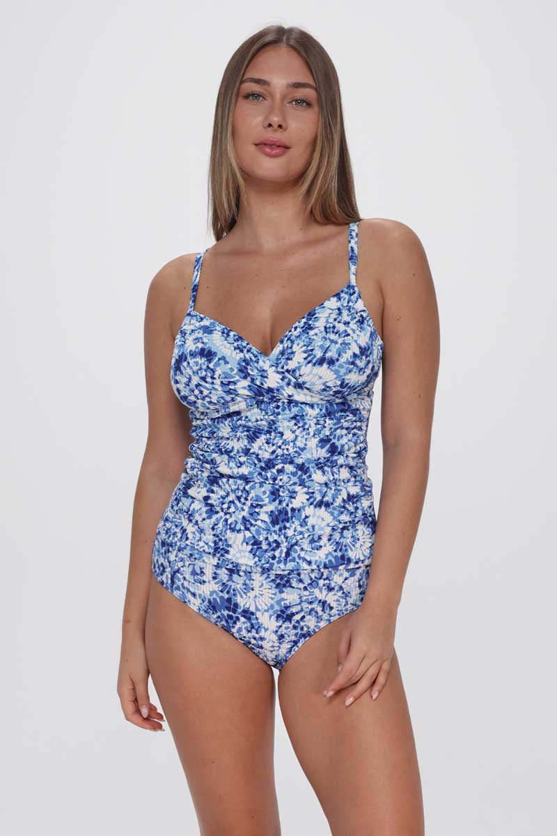 Sunsets: Island Ink Rib Serena Tankini Top