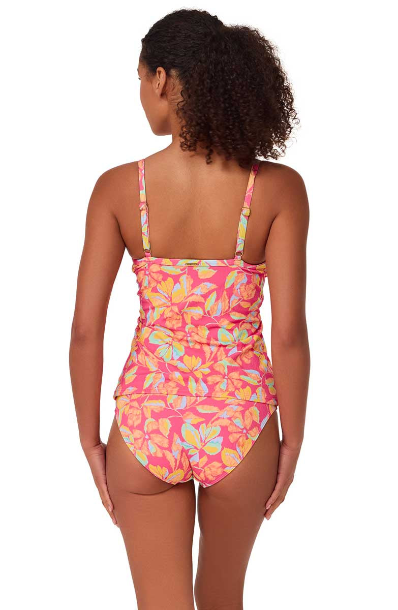 Sunsets :Magic Hour Crepe Taylor Tankini Top