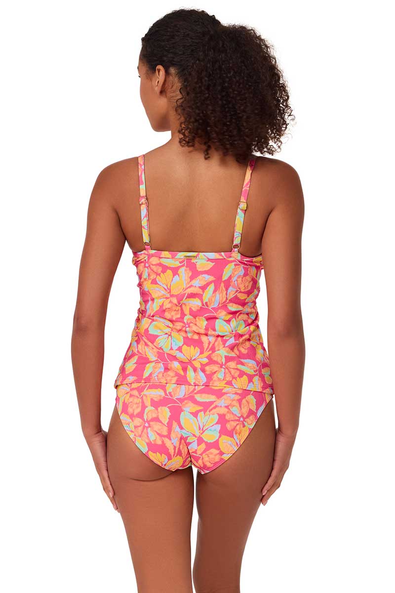 Sunsets :Magic Hour Crepe Taylor Tankini Top